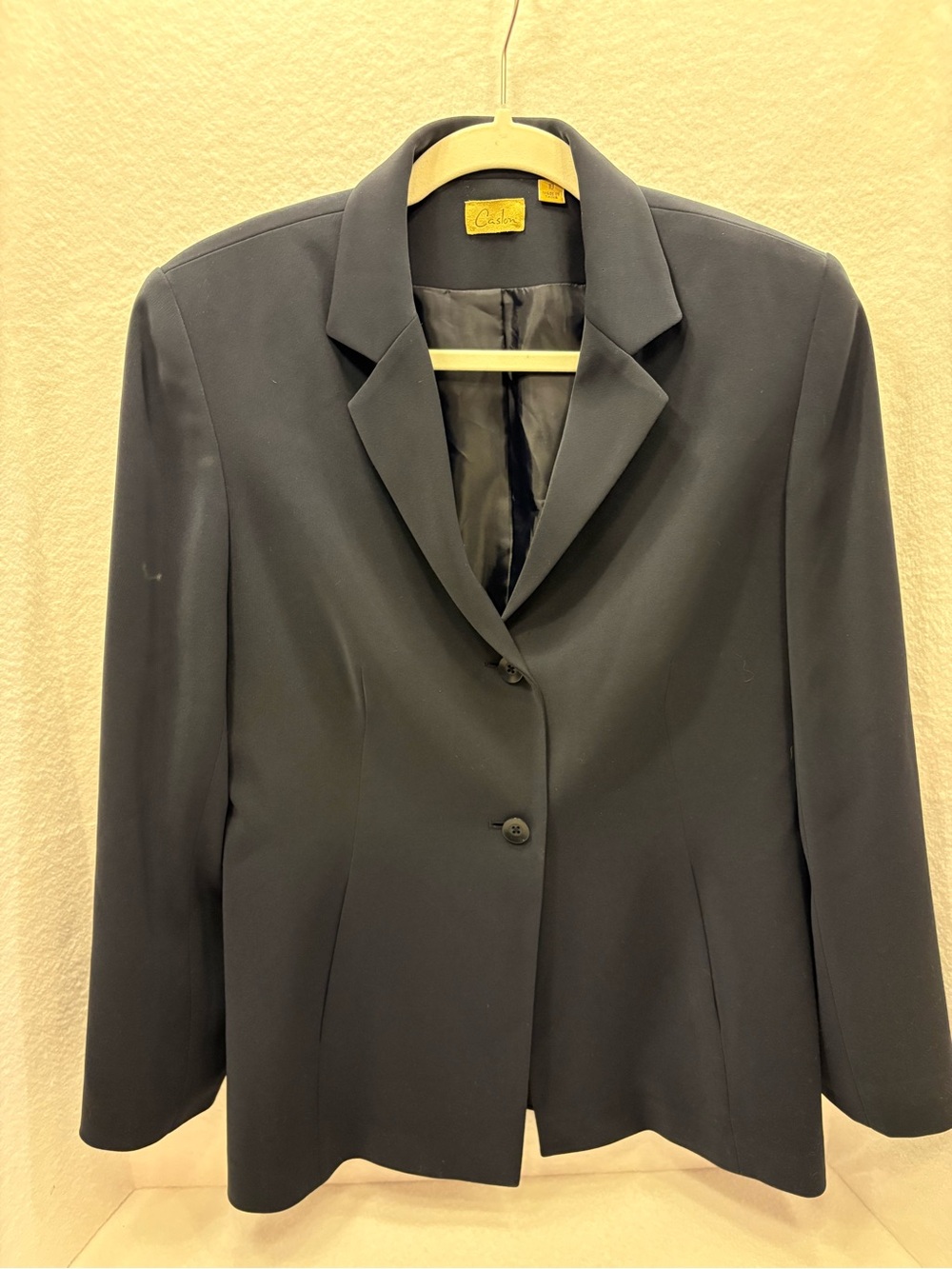 Caslon Navy Classic Two-Button Women's Blazer